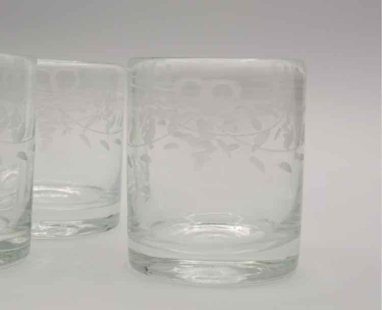 4 Scotch Low Ball Glasses
