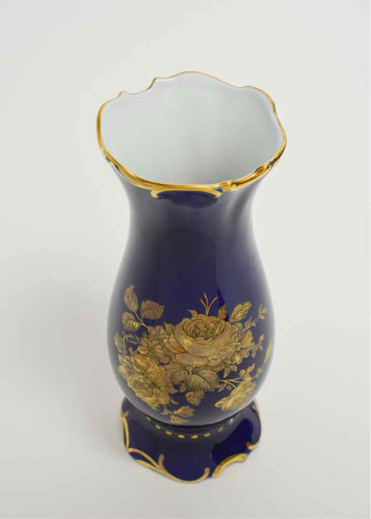 Pirkenhammer Cobalt Blue Vase