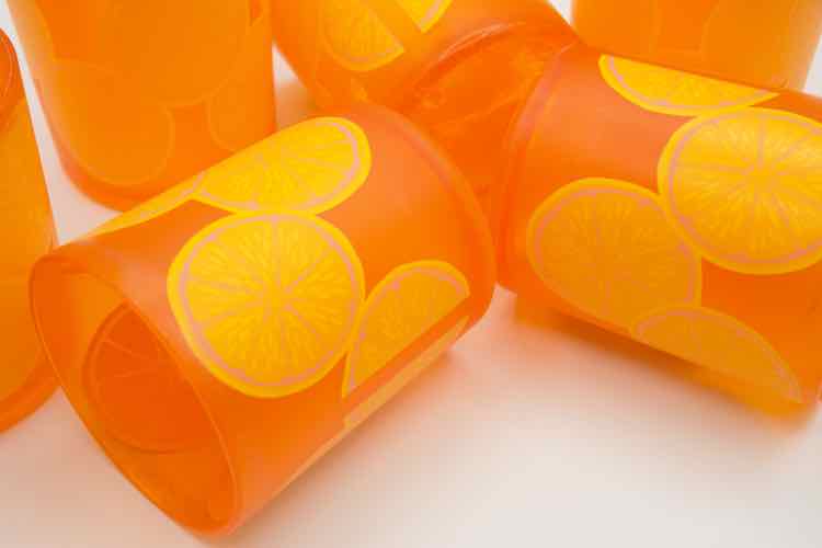 Orange Dishware
