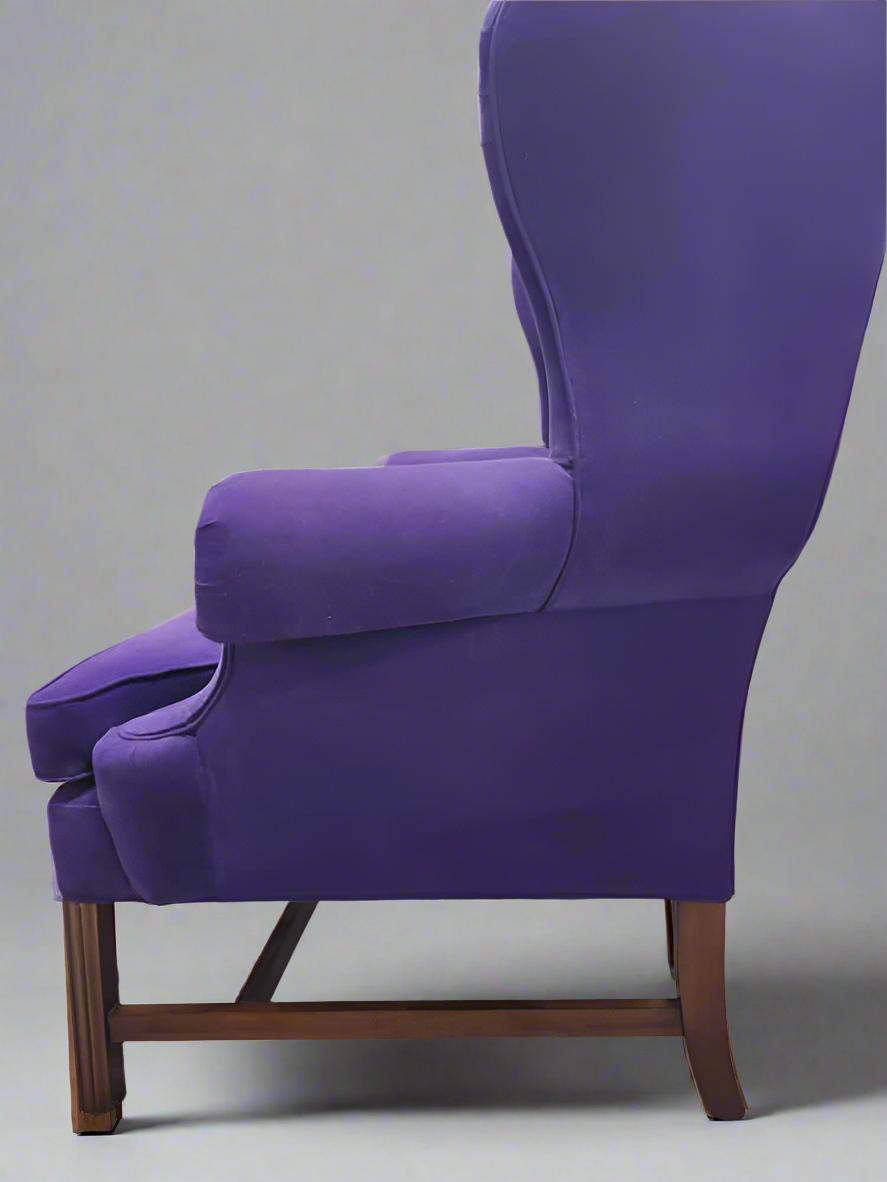 Purple Wing Chair