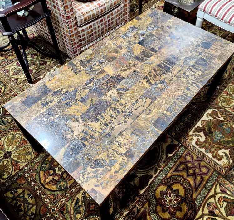 Stone Top Coffee Table