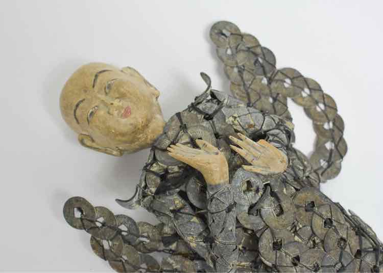 Balinese Folk "Angel" Coin Art