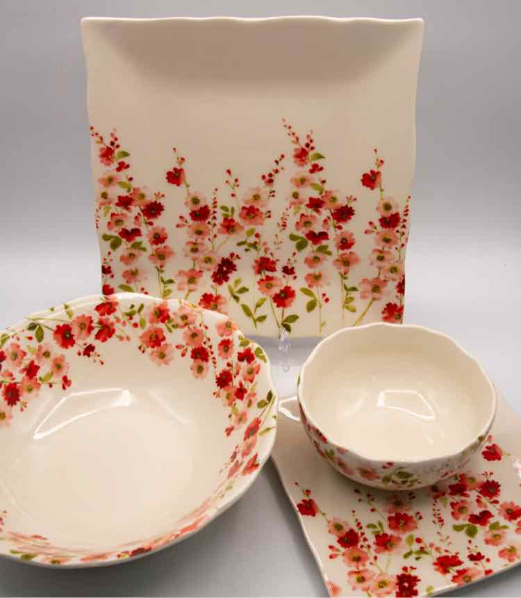 20PC.222 Fifth Bolicia Red Dinnerware
