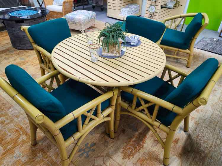 Bamboo Table and Chairs