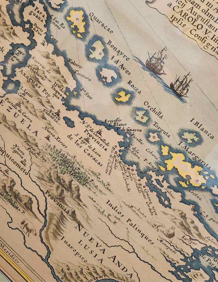 Art Venezuelan Map Print by Meridies