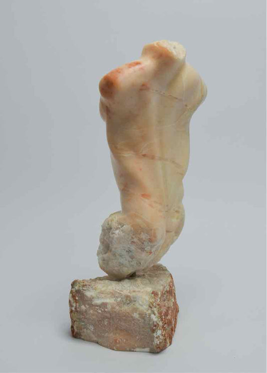 Carved Marble Male Torso