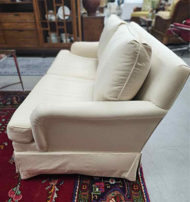 Suede Loveseat