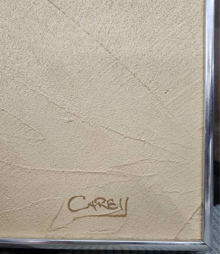 Tan, Grey & Brown Abstract Art