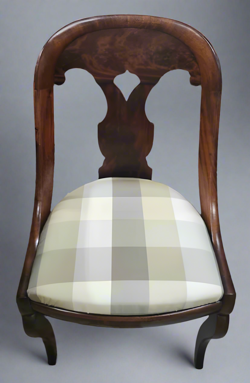 Wood Back Chair
