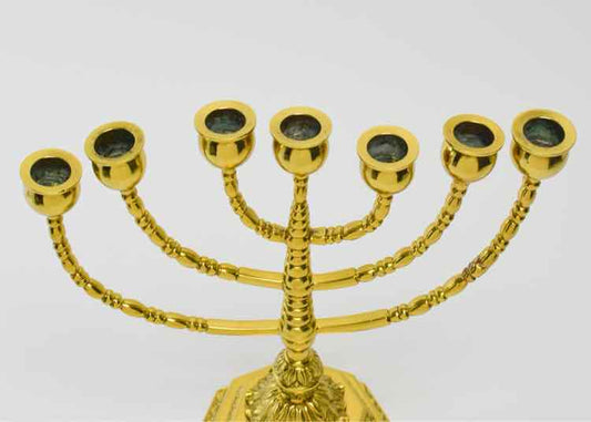Weighted Brass Menorah