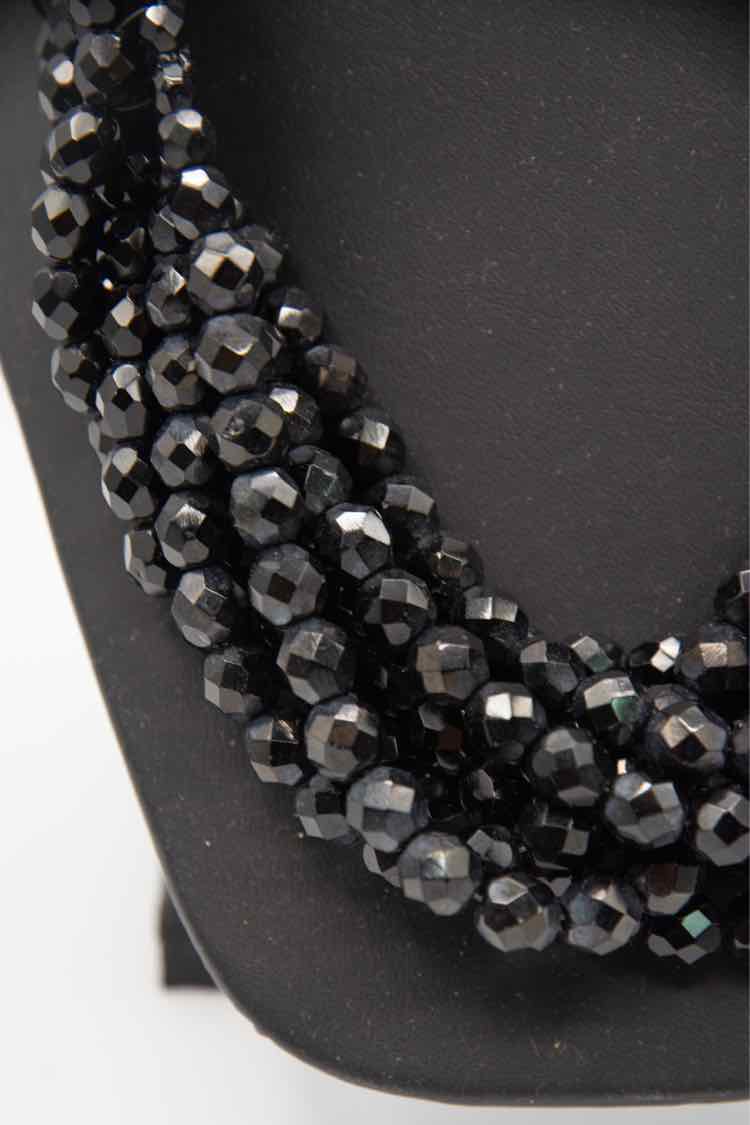 Coppola e Toppo Ital. Black Bead Multi-Strand