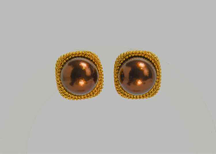Carolee Goldtone Earrings