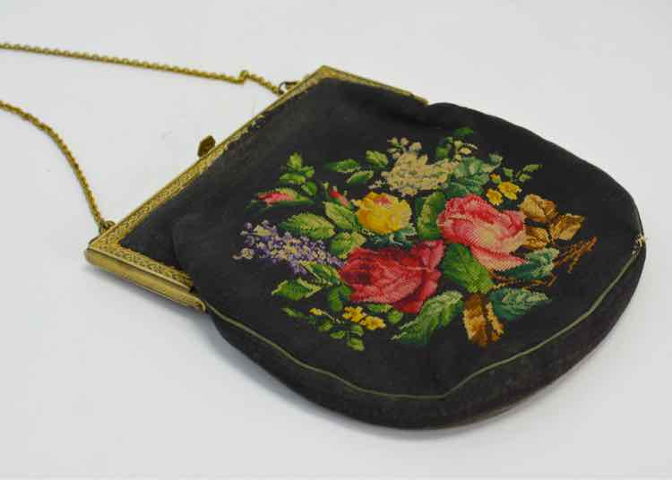 Vtg.Needlepoint Evening Purse