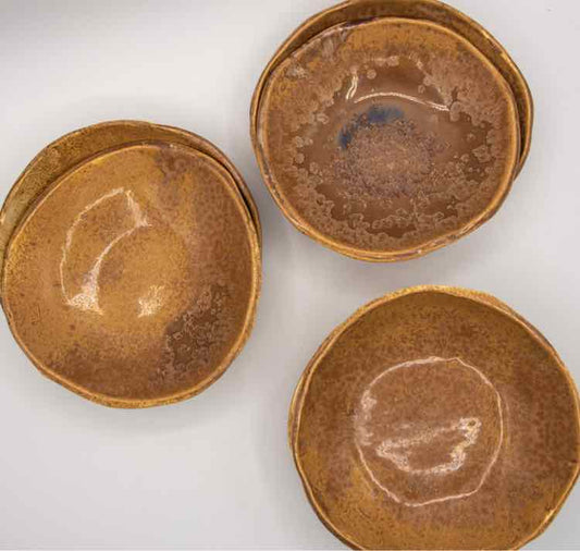 Set of 7 Pottery Bowls