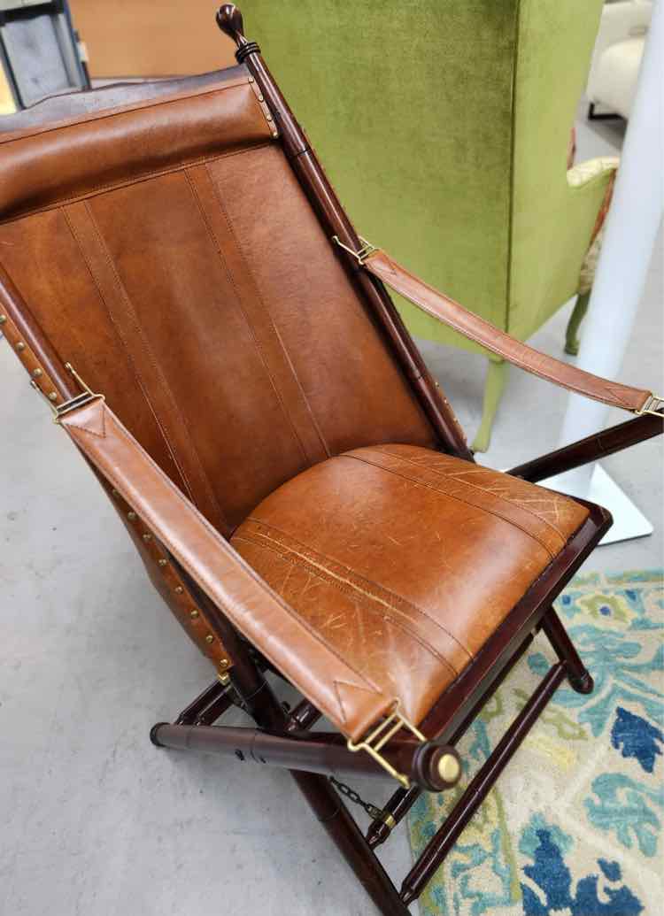 Palecek Leather Chair