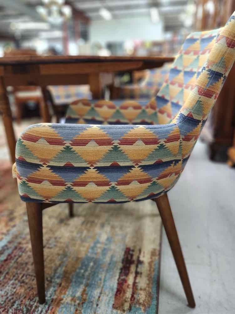 4 Colorful Pattern Chairs
