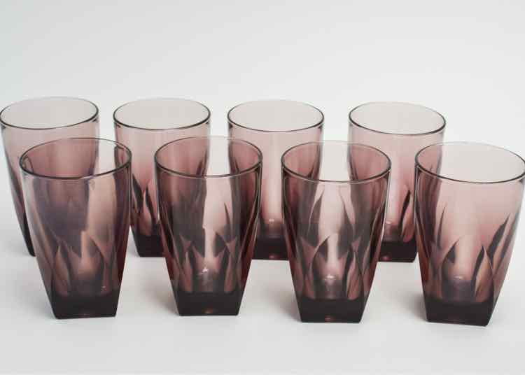 Glassware Luigi Bormioli'Van Gogh'Amethyst Highballs