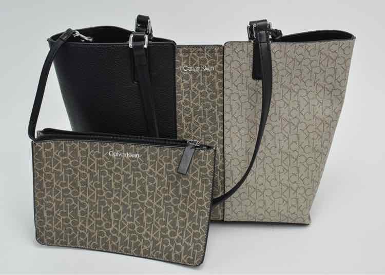 Calvin Klein Zoe Color Block Monogram Tote