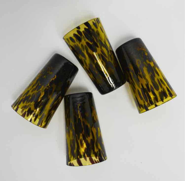 Handblown Tortoise Shell Glasses