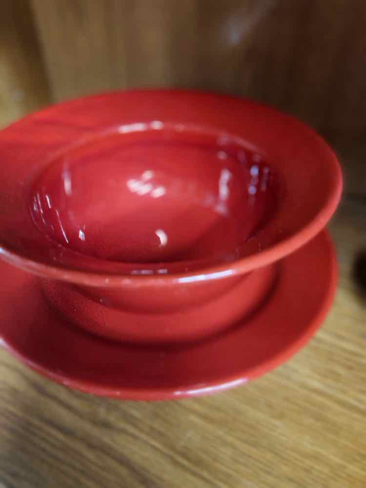 Pier One Candy Apple Red Dishware 30pcs