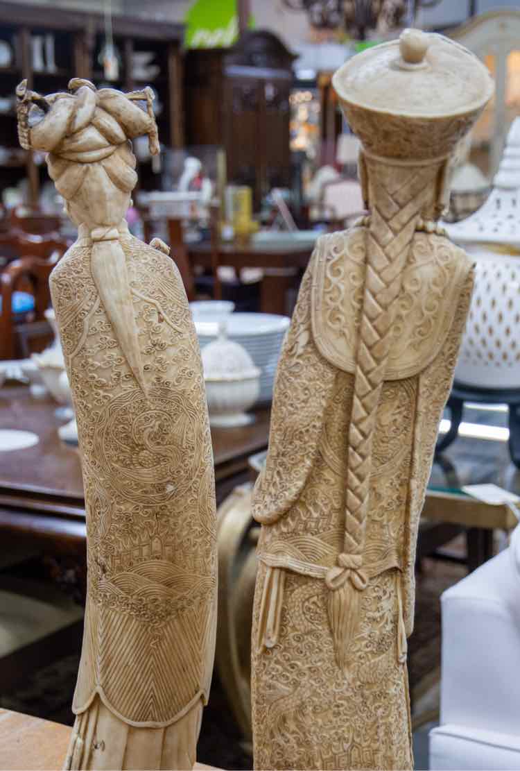 Emperor & Empress Resin Figures