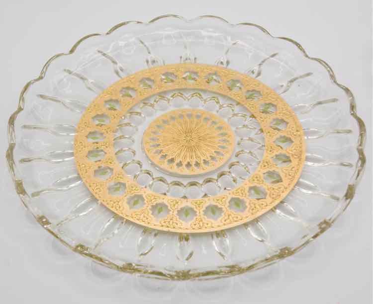 Vintage French Glass Bowl/Plate