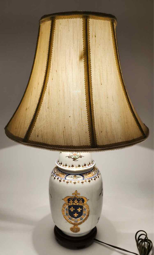 French Porcelain Lamp