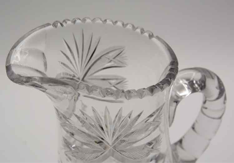 American Brilliant Cut Canastota Pitcher