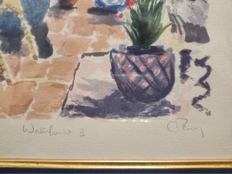 Art - "Waterfront II" Signed Litho C. Penny