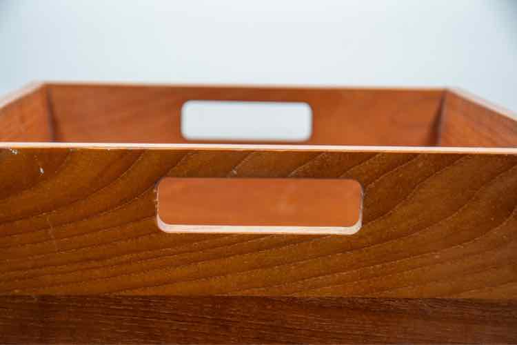 Teak Trash Can/Safin 5800/Nyborg/Denmark