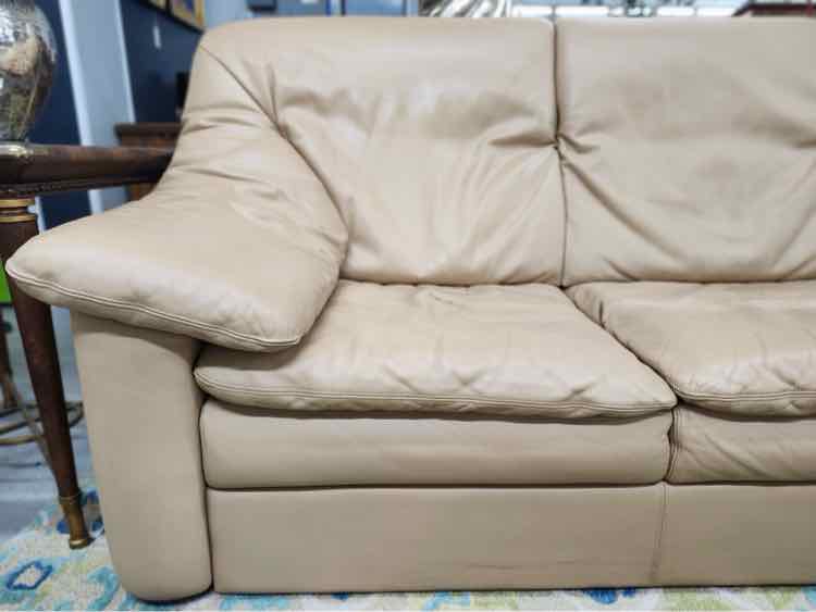 2pc Leather Sectional AS IS