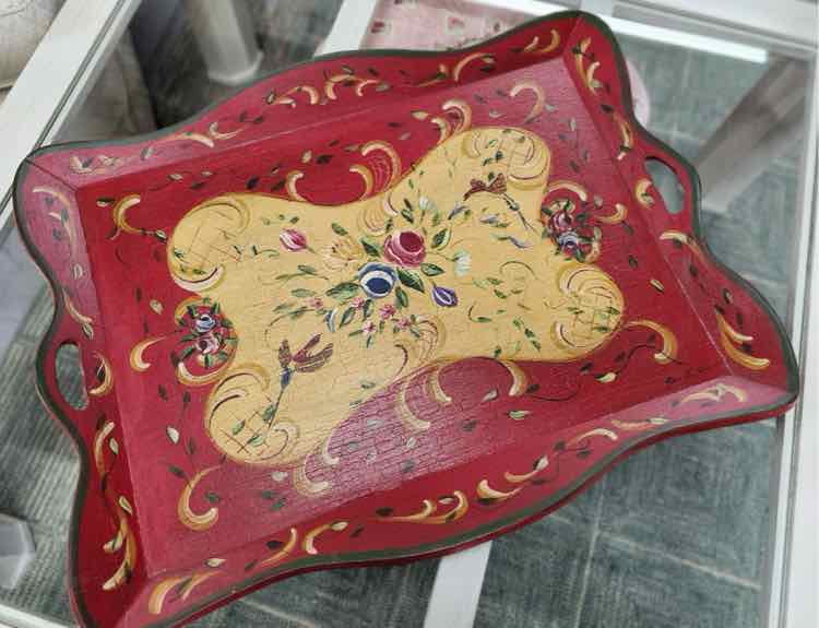 Hand Painted Tray