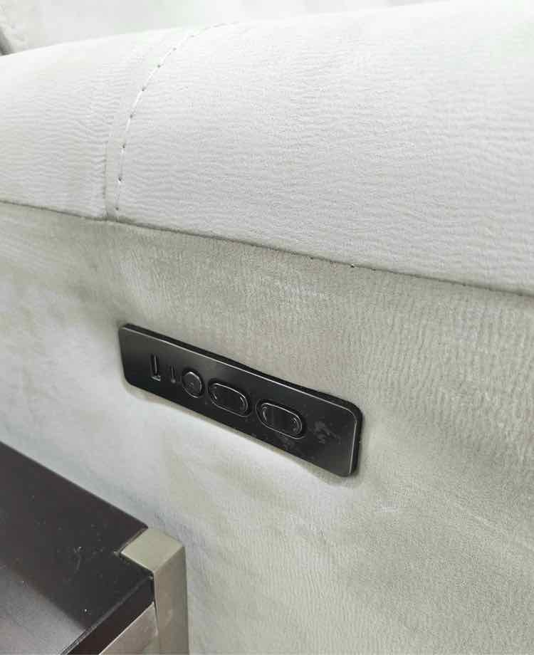 Grey Electric Couch w/ Chaise