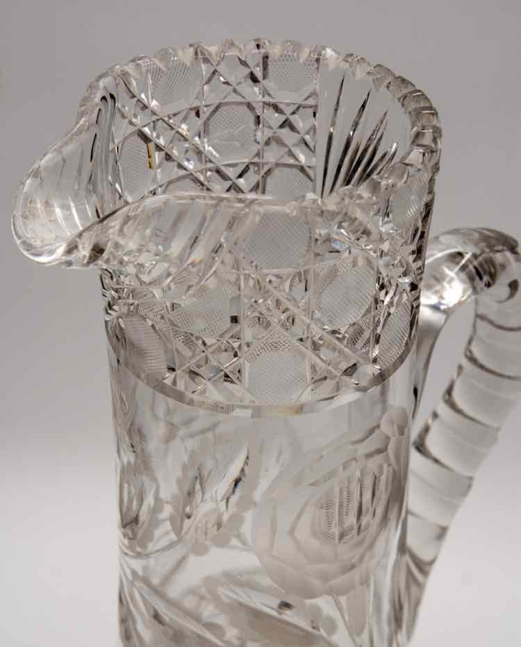 Antique ABP Cut Tall Pitcher
