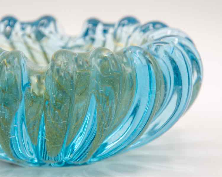 Vintage Blown Glass Bowl
