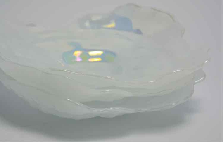 Pearlescent Oyster Shell Plates
