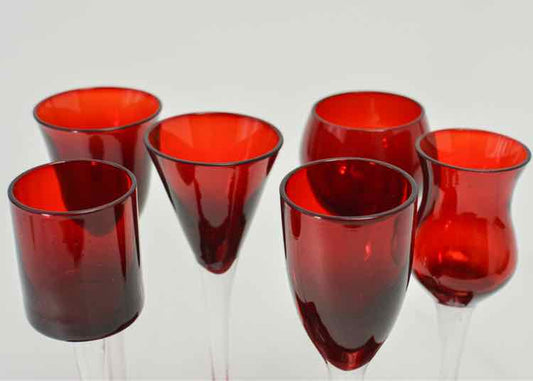 Red Glassware