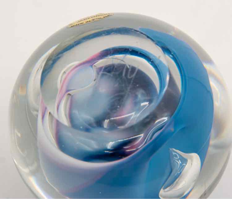 Signed Vtg. Stromberg Paperweight