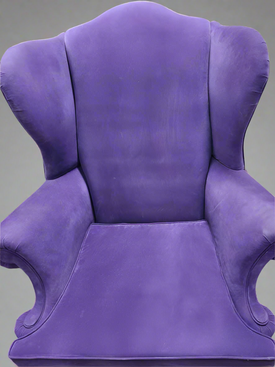 Purple Wing Chair