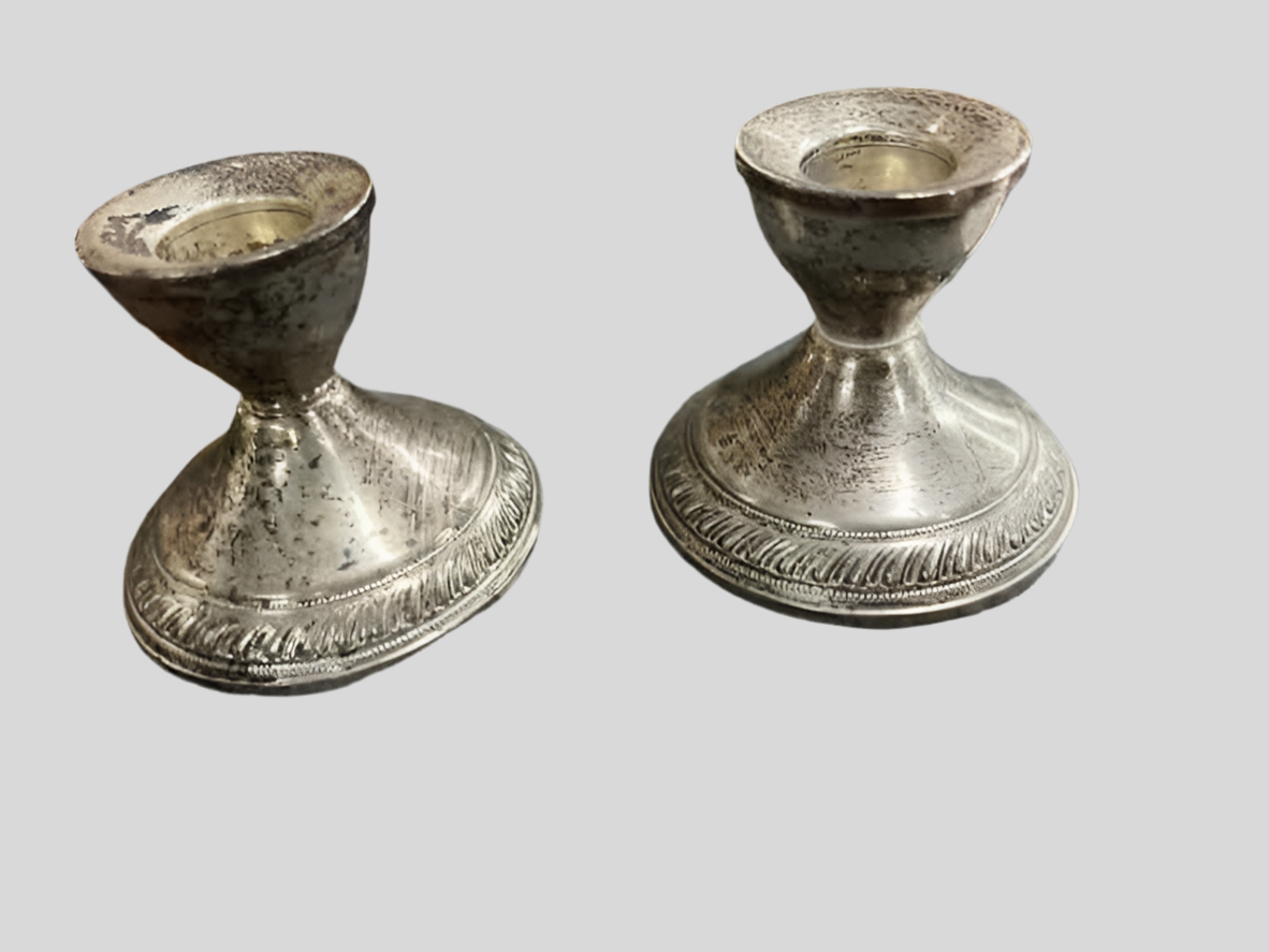 DuchinSterling Candle Holders set of 2