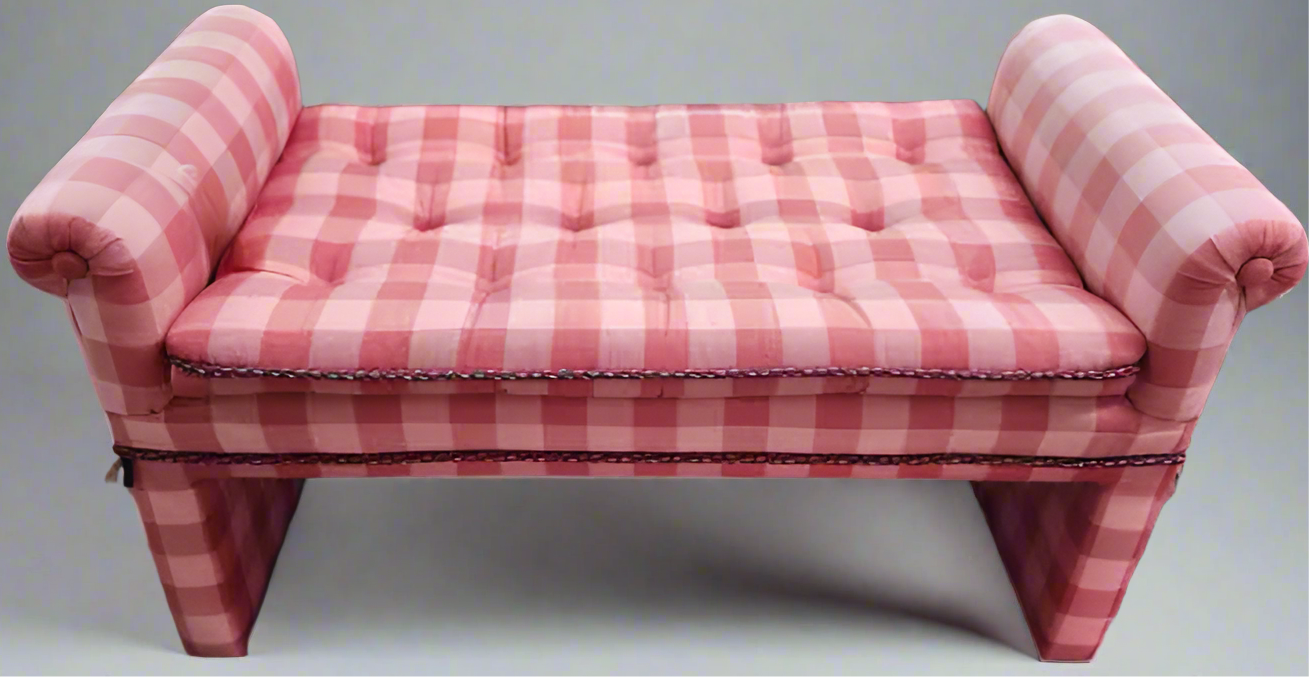 Plaid Bench