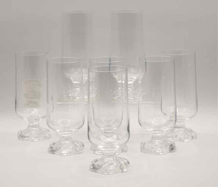 8 Flower Base Goblets