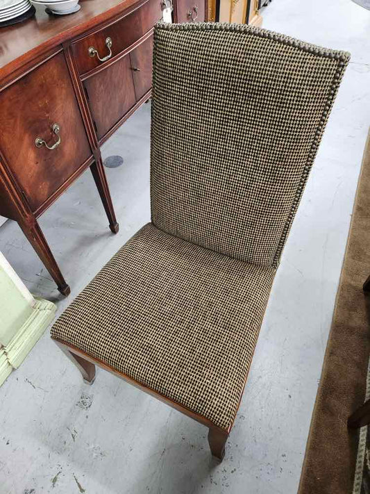 3 Gingham Chanielle Nailhead Chairs