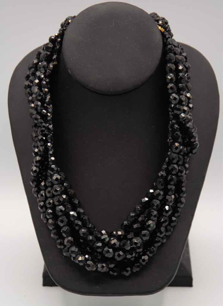 Coppola e Toppo Ital. Black Bead Multi-Strand