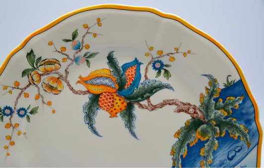 Gien Magellan Dessert Plate