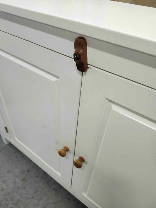 Master Craft White 2 Door Cabinet