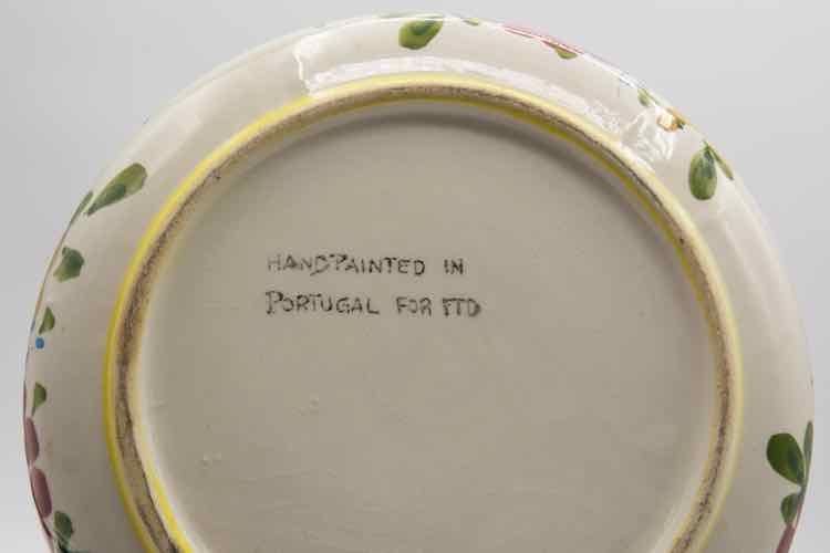 Portuguese Hand Painted Pot