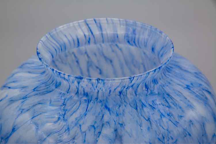 Blue Glass Vase