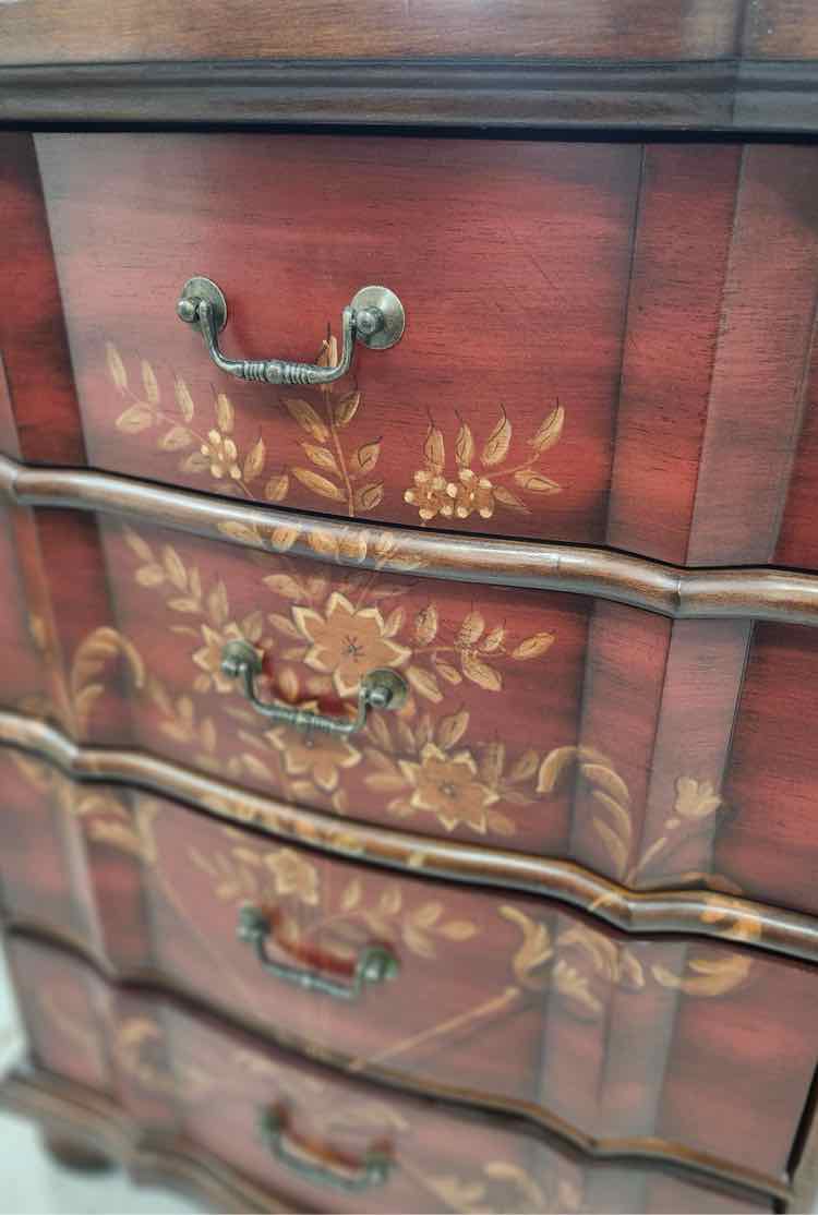 4 Drawer Red Chest