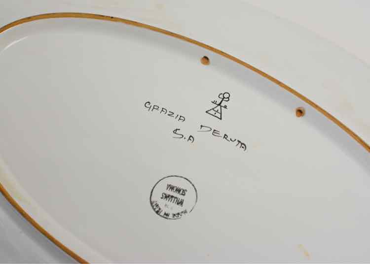 Dishware Williams-Sonoma Grazia Deruta Oval Platter